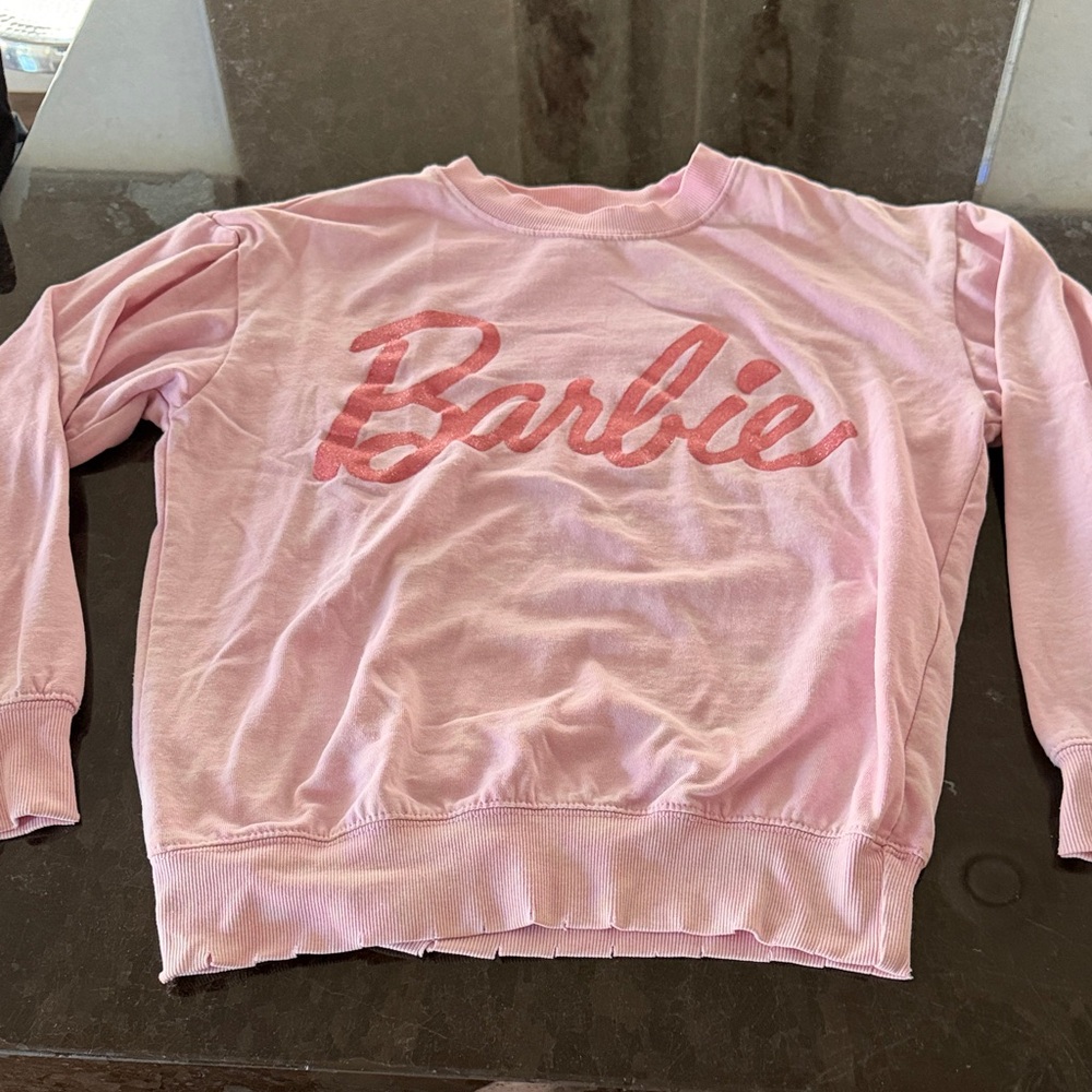 Pink Barbie sweatshirt